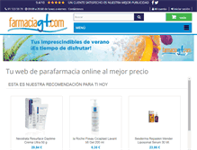 Tablet Screenshot of farmaciagt.com